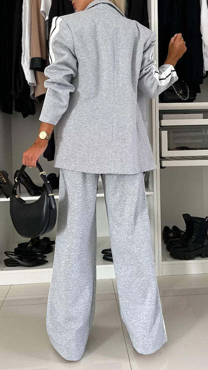 Dam Byxdress Långa Ärmar Polyester Avslappnad Passform-5