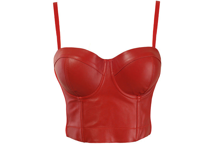 Festtoppar Dam Slim Fit Backless Spandex Crop Top-1