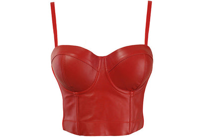 Festtoppar Dam Slim Fit Backless Spandex Crop Top-1