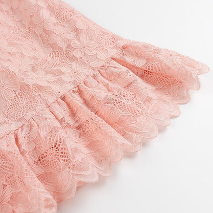 Kvinnors Klänning Asymmetrisk Halsringning Voluminös Ruffle Polyester 4