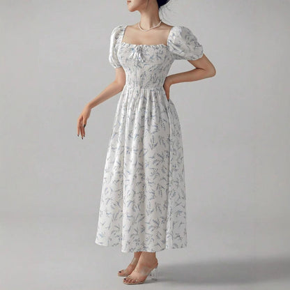 Fina Dam Klänningar A-linjeformad Midi Polyester med Raglanärmar-4