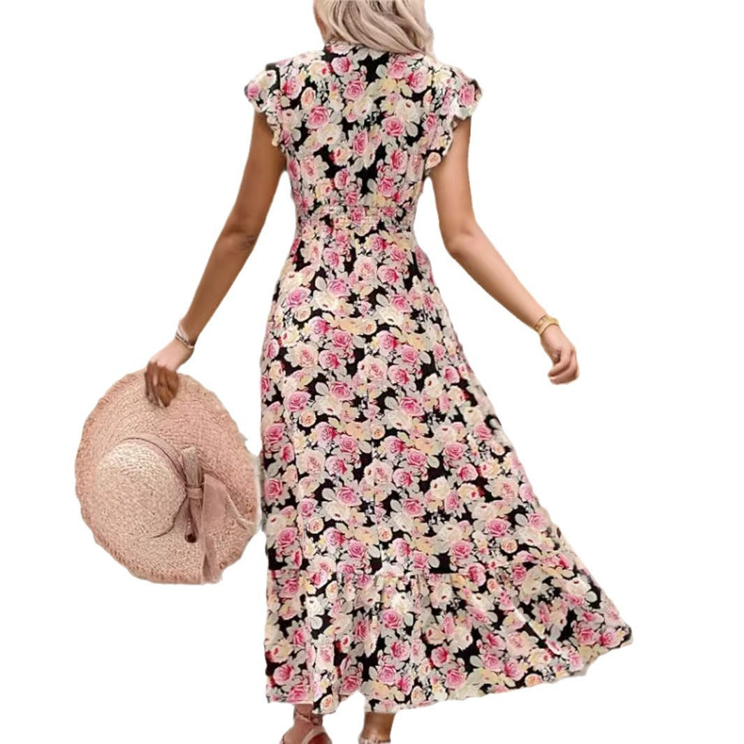 Dam Maxiklänning A-linjeformad Polyester Lång Klänning-6