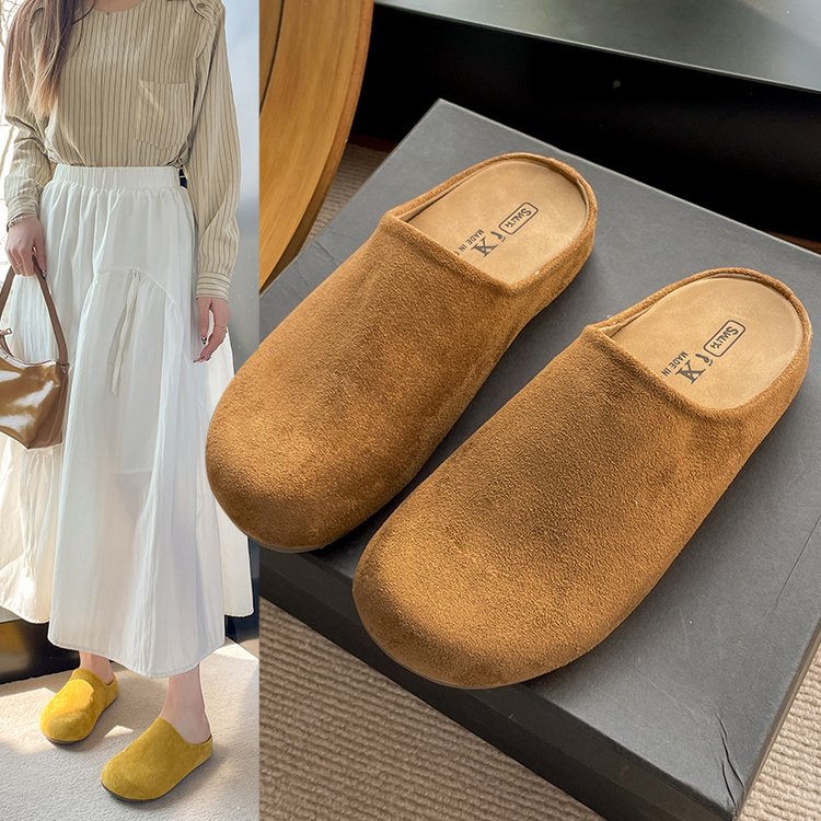 Dam Tofflor Mjuk Velor Ergonomisk Design 2