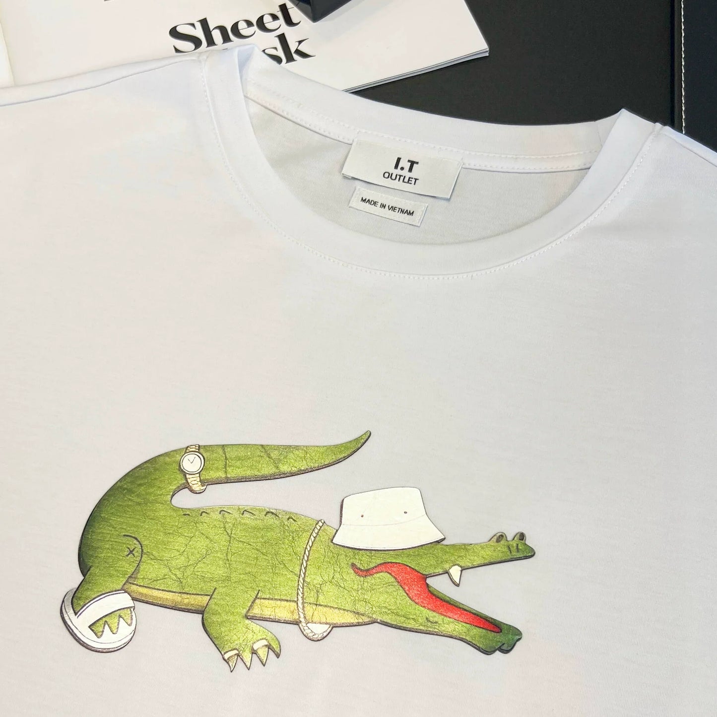 Variant image for Dam Topp Långärmad Rund Hals 100% Bomull Djurmotiv-6