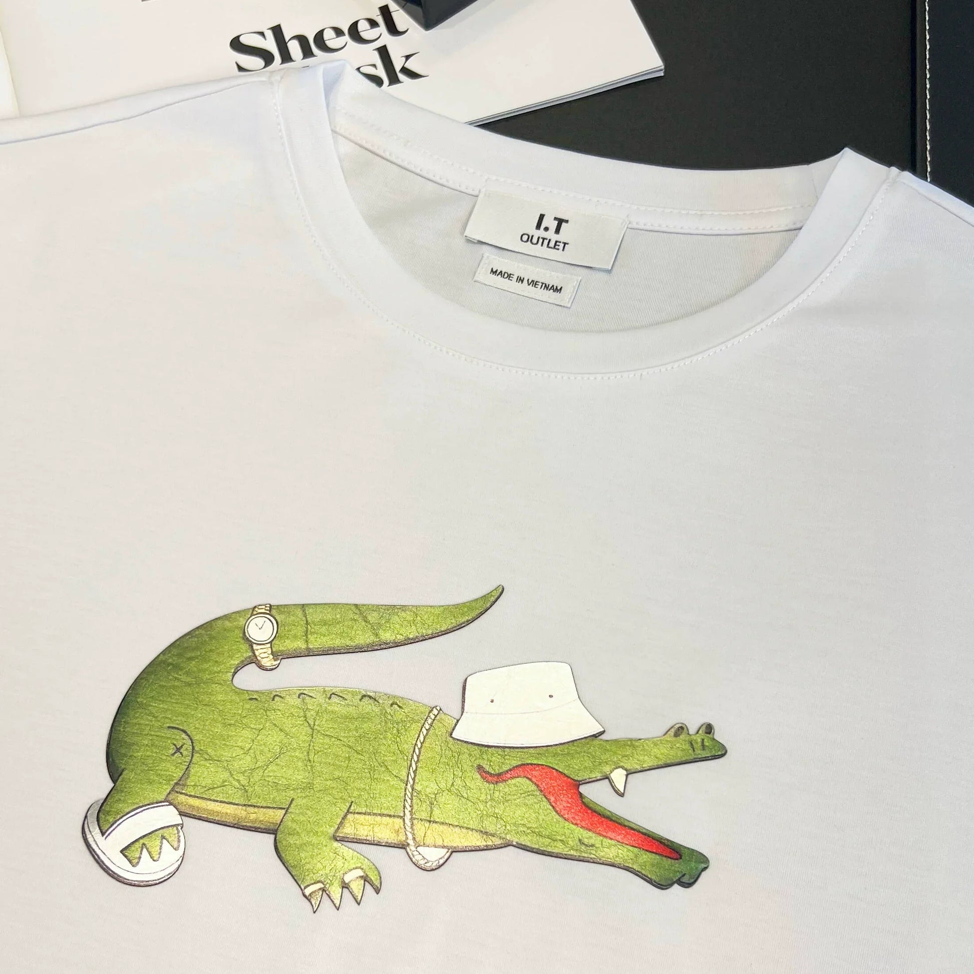 Variant image for Dam Topp Långärmad Rund Hals 100% Bomull Djurmotiv-6