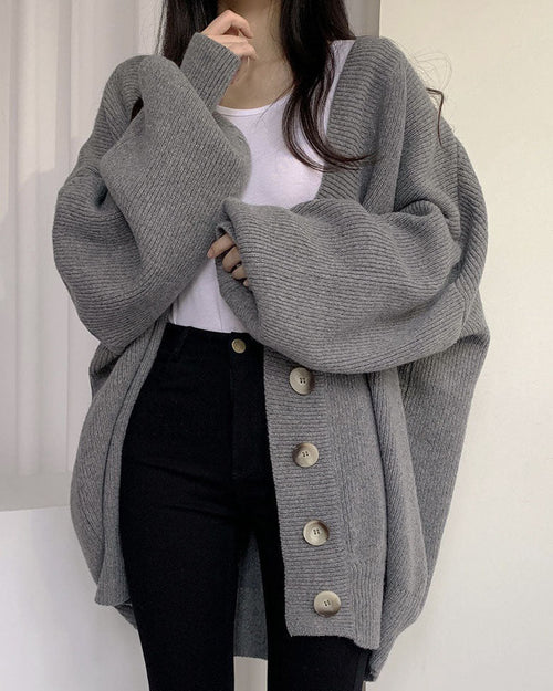 Dam Kofta V-halslinje med Lykta Ärmar i Lätt Material-1