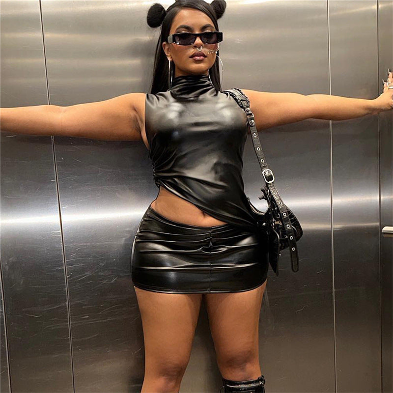 Kvinnors Bodycon Klänning Oregelbunden Midja Polyester 3