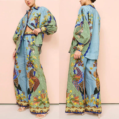 Dam Fritidsensemble Djurtryck Syntetisk Blandning 2