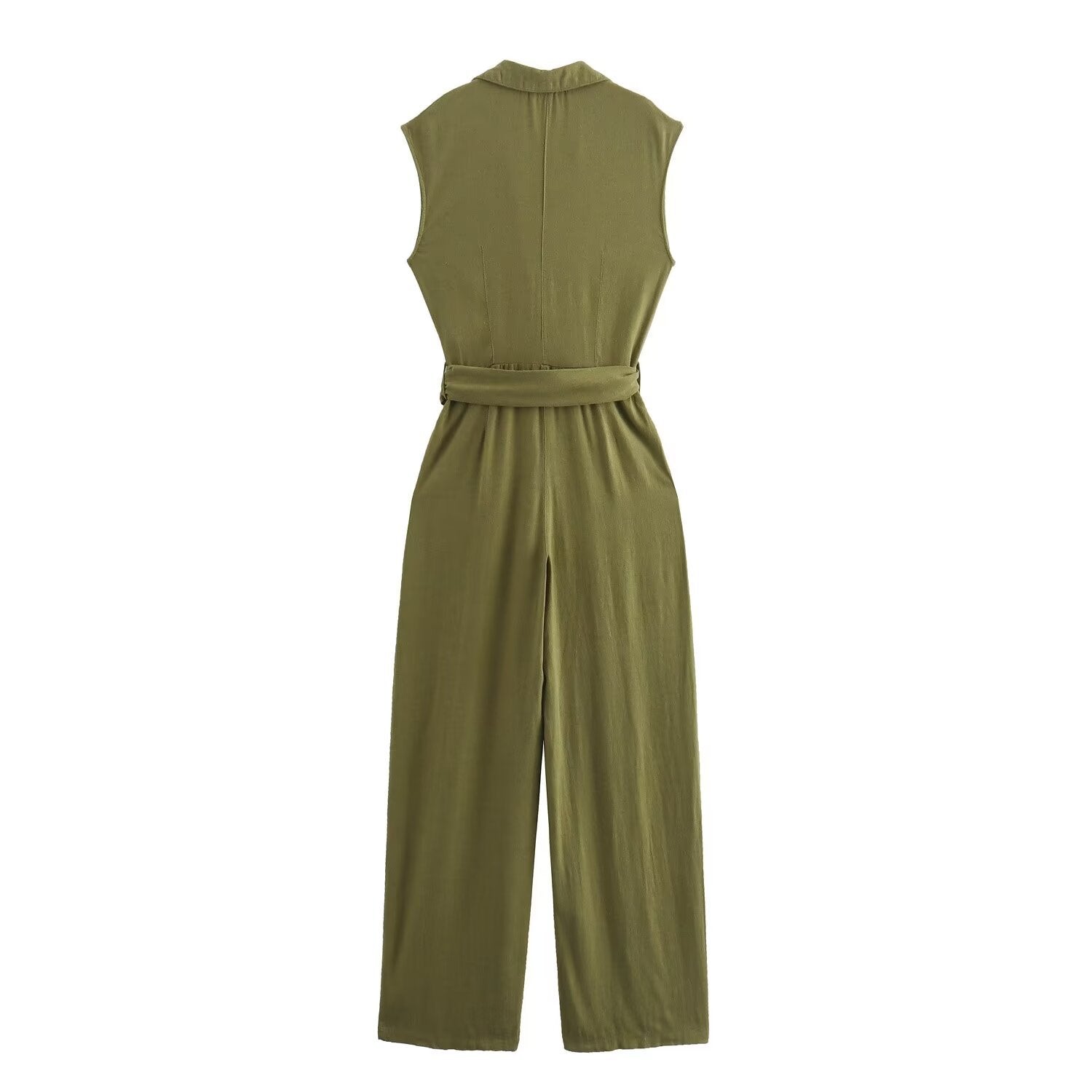 Dam Overall Byxor Street Style Patchwork 100% Bomull-2