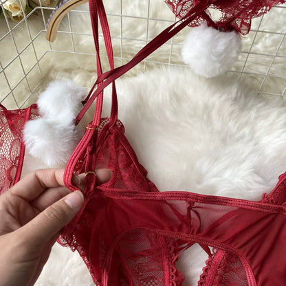 Snygga Damunderkläder Set Med Romantisk Stil Polyester och Spetsar-6