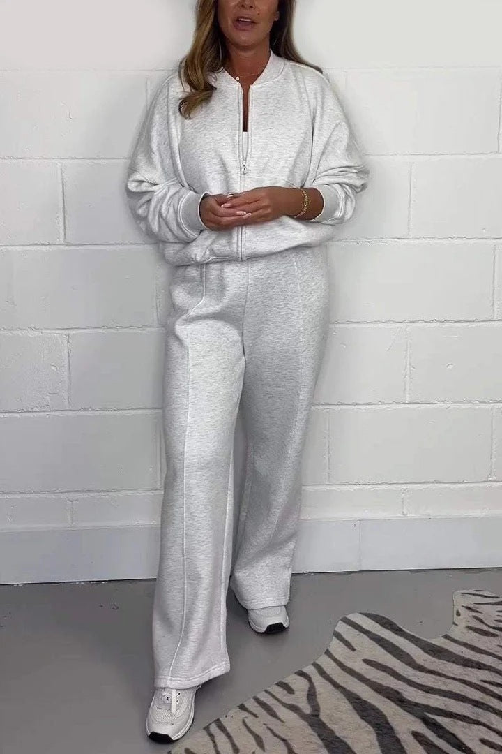 Variant image for Herr Sweatshirt Set Långärmad Polyester för Träning och Avslappnad Stil-1