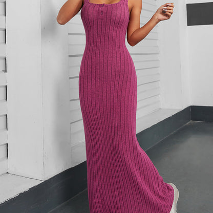 Damklänning A-Linje Spaghetti Band Högkvalitativt Tyg-2