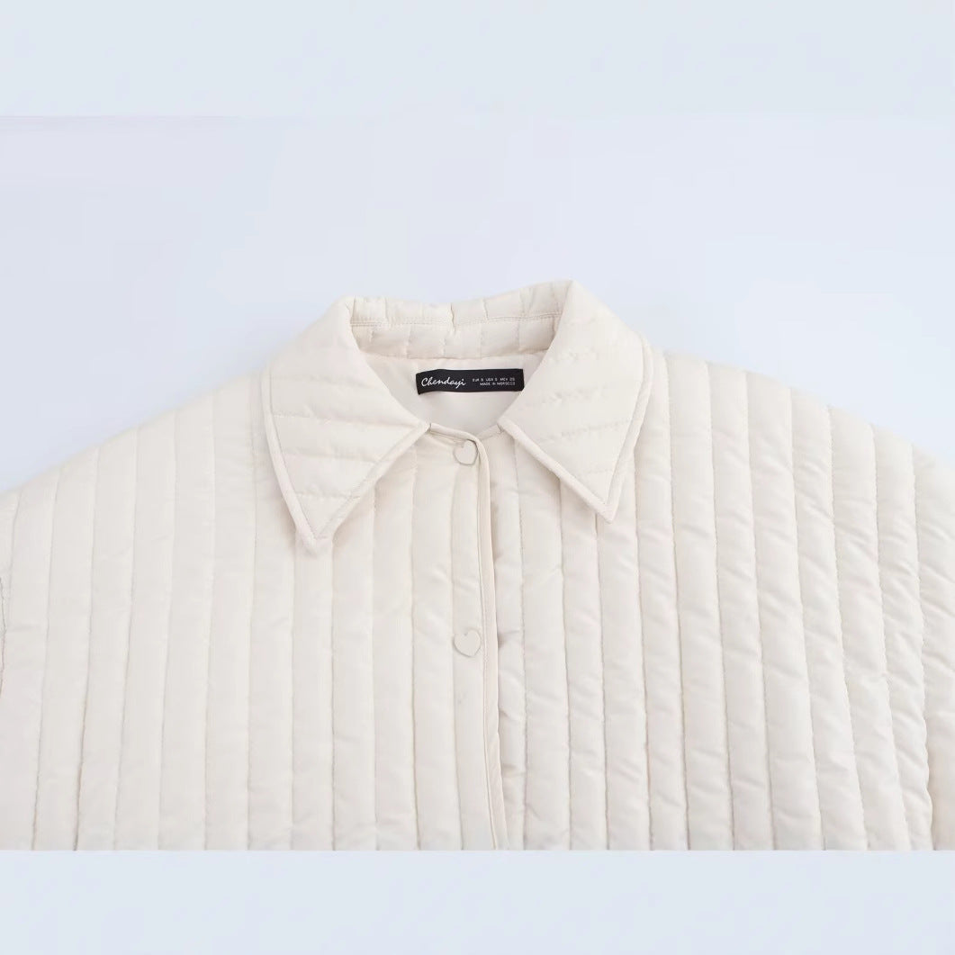 Damjacka Bomberjacka Mjuk Bomull Med Dragkedja-2