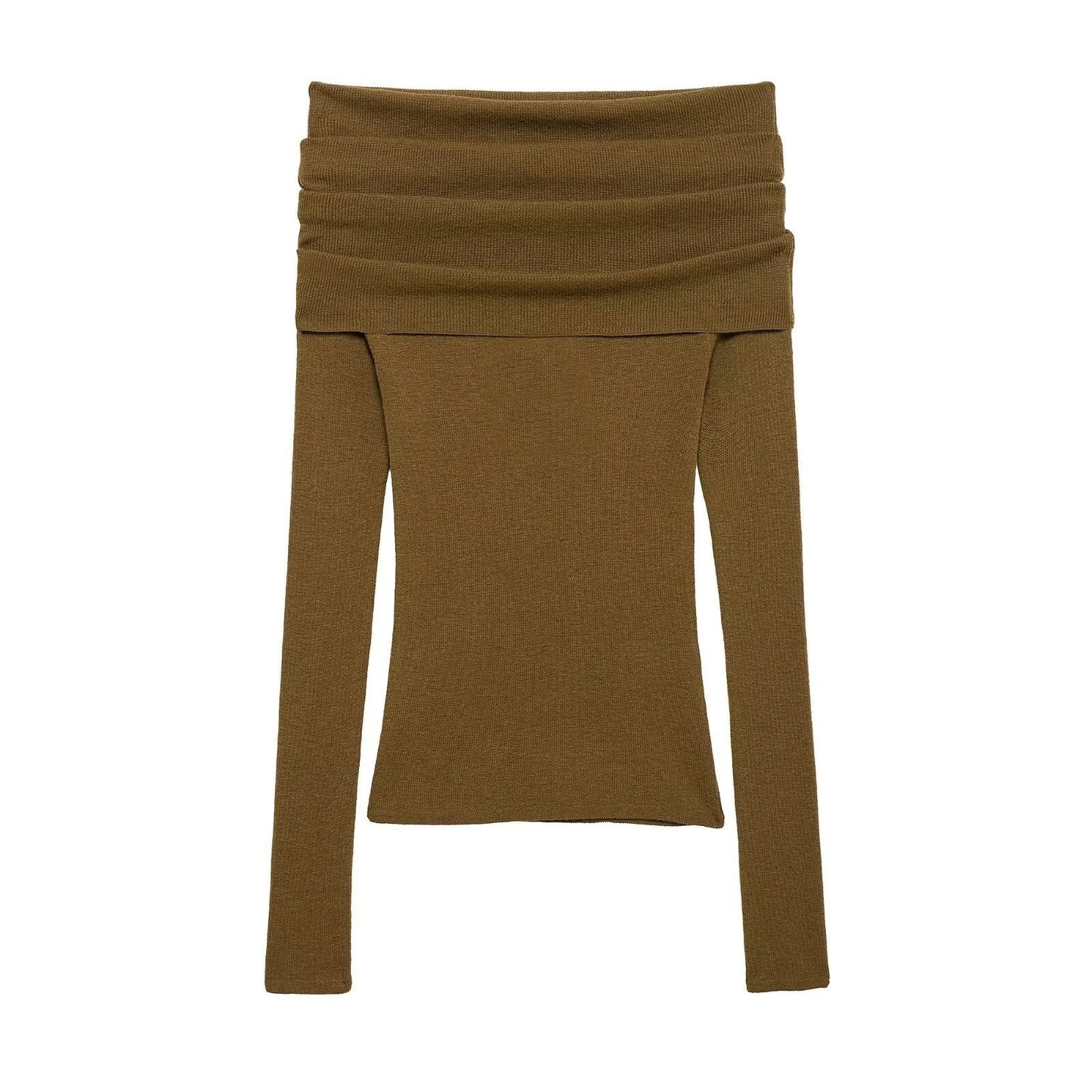 Dam Tröja Långärmad Klassisk Bomull-1