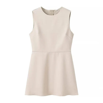 Dam Jumpsuit med Avtagbar Volang – Andningsbart Tyg, Kroppsnära Passform för Eleganta Tillfällen 3