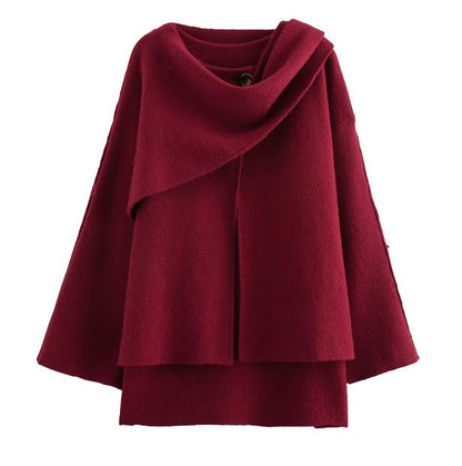 Kvinnors Tröja Asymmetrisk Drapering Mjuk Tyg-5