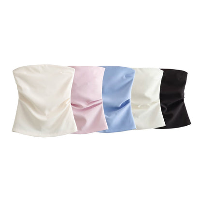 Dam Klänning Med Hänvisad Midja och Rüschen, Fina Dam Klänningar, Högkvalitativt Material-2