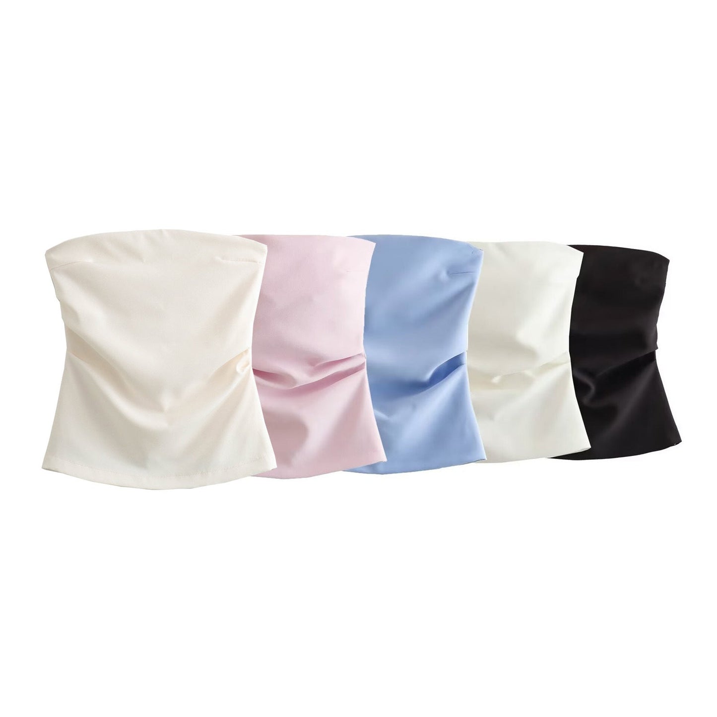 Dam Klänning Med Hänvisad Midja och Rüschen, Fina Dam Klänningar, Högkvalitativt Material-2