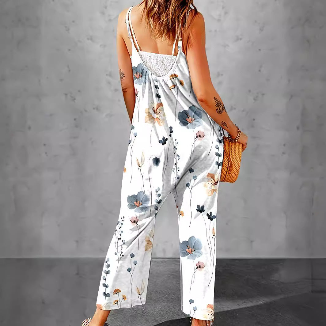 Kvinna Lång Klänning Veckad Chiffong Löst Sittande-4