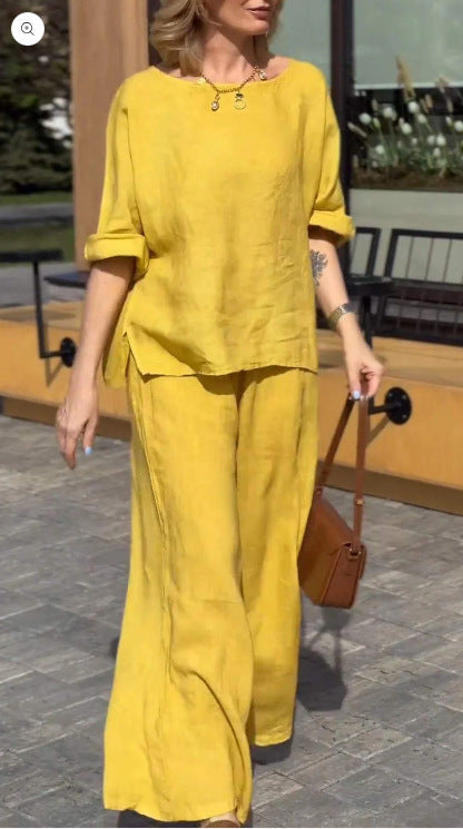 Variant image for Dam Fritidsset Långa Byxor Långärmad Topp Polyester Spandex-1