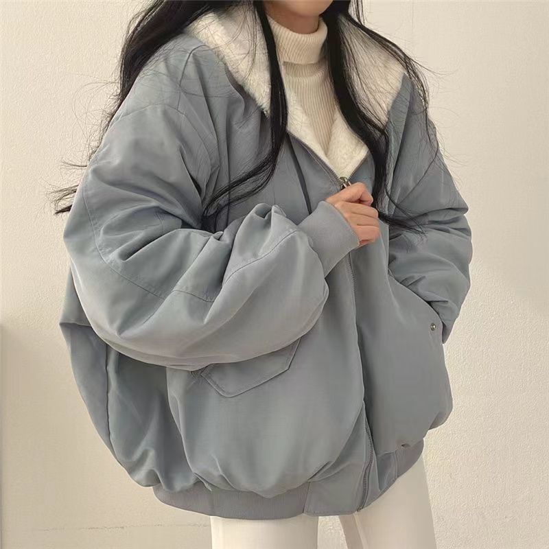 Variant image for Herrjacka Reversibel Avslappnad Polyester för Höst-13