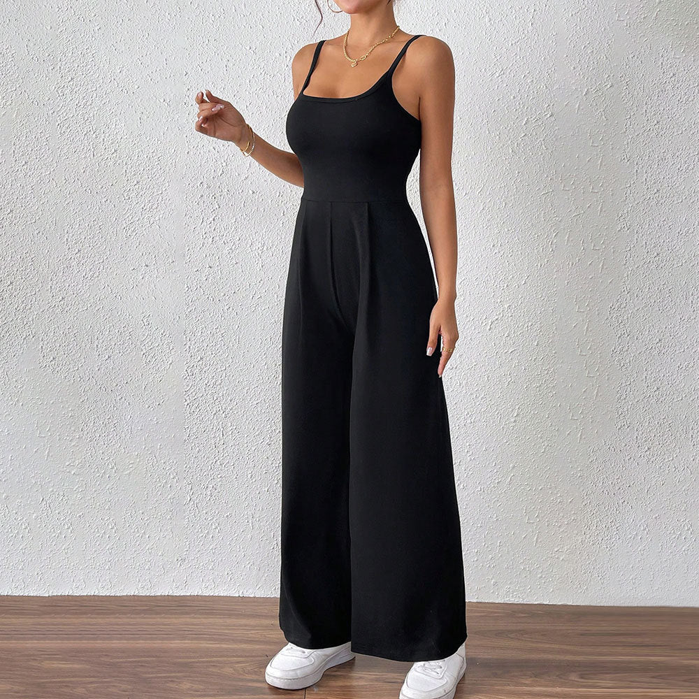 Dam Hög Midja Byxor Lång Stretchigt Material Smal Snitt-5