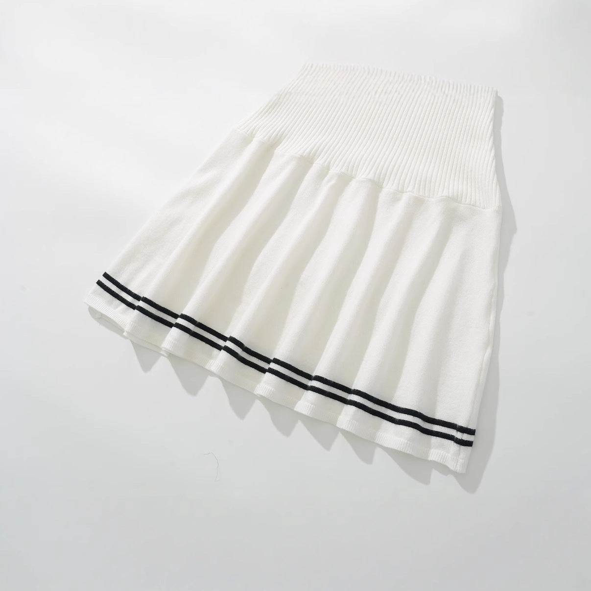 Dam Poloklänning med Rüsch Detaljer A-linjeformad Bomullsblandning 4