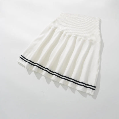 Dam Poloklänning med Rüsch Detaljer A-linjeformad Bomullsblandning 4