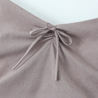 Kort Klänning Dam med Spaghetti Band - Lätt Polyester, Ärmlös Design för Sommarens Festligheter 4