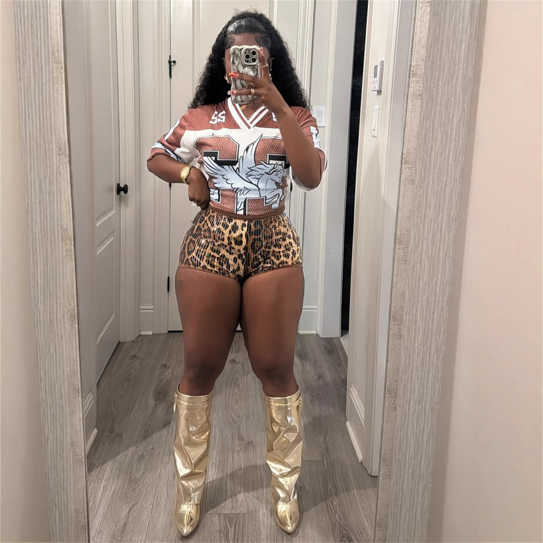 Herr T-shirt Kort Ärmar V-ringning Kvalitets Polyester Spandex-5