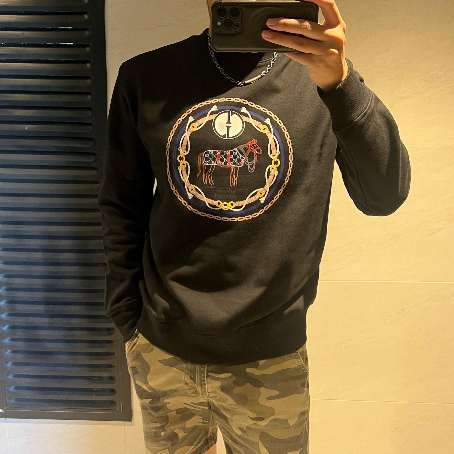 Variant image for Herr Tröja Rund Halsringning 100% Bomull Normal Passform-1