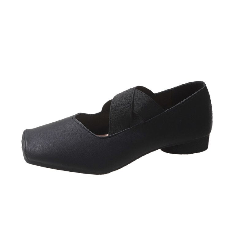 Dam Ballerina Skor Elastisk Design Hållbara Material 9