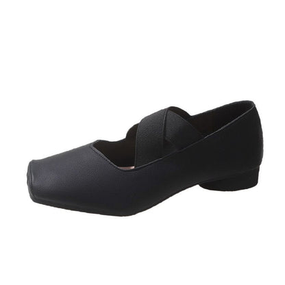 Dam Ballerina Skor Elastisk Design Hållbara Material 9