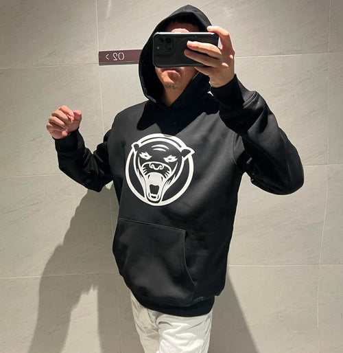 Tjocktröja Dam Löst Passande Med Huva i Bomull och Polyester-1