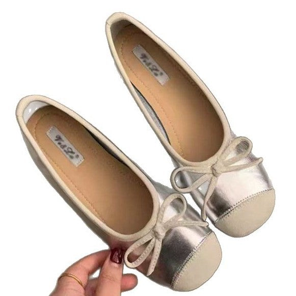 Kvinnors Ballerinaskor Ergonomisk Syntetmaterial med Slingdetaljer 6