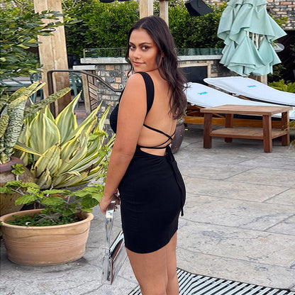 Kvinnors Miniklänning Rüsch Design Elastisk Material-5