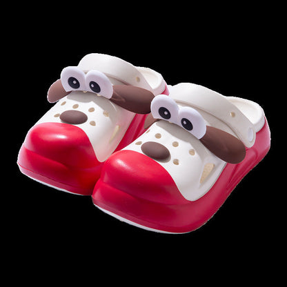Badskor Dam Djurdesign Lätt Plast med Gummisula för Strand och Pool 7