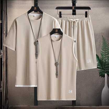 Dam Sportig Två-deldräkt Kortärmad Polyester 8