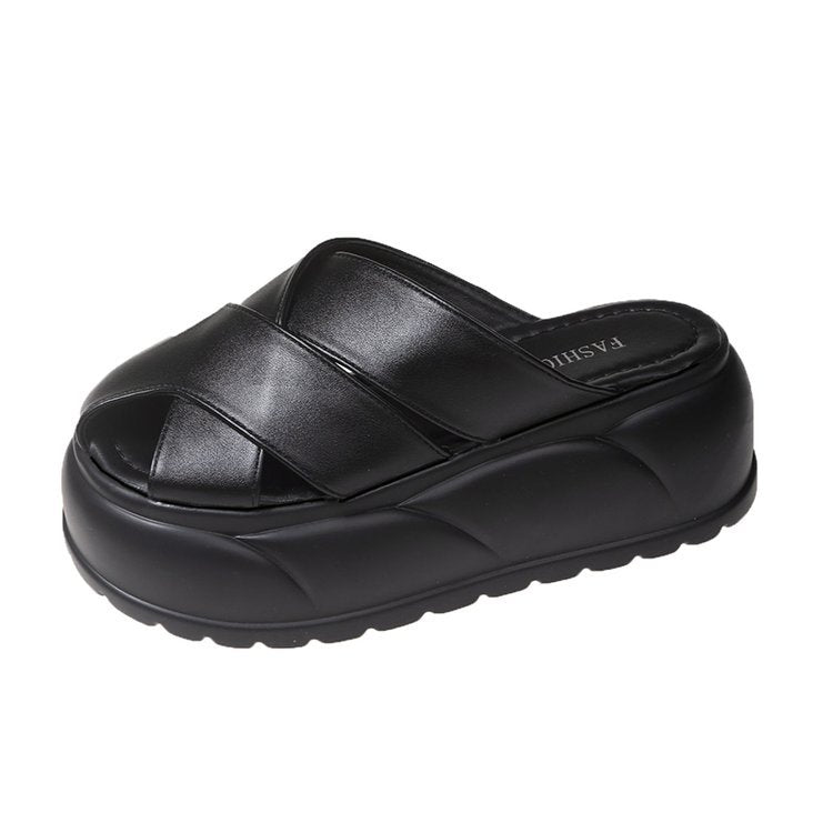 Kvinnor Kil Pantoletter Elegant Skimrande Syntetiskt Material 6