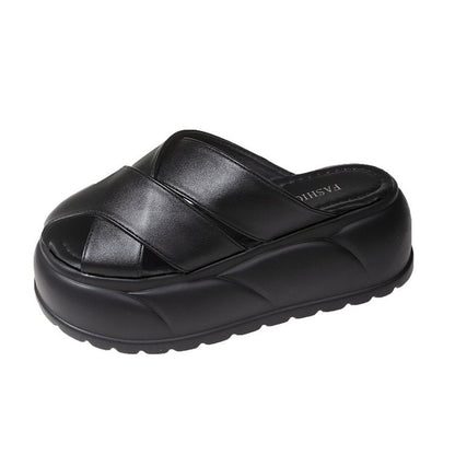 Kvinnor Kil Pantoletter Elegant Skimrande Syntetiskt Material 6