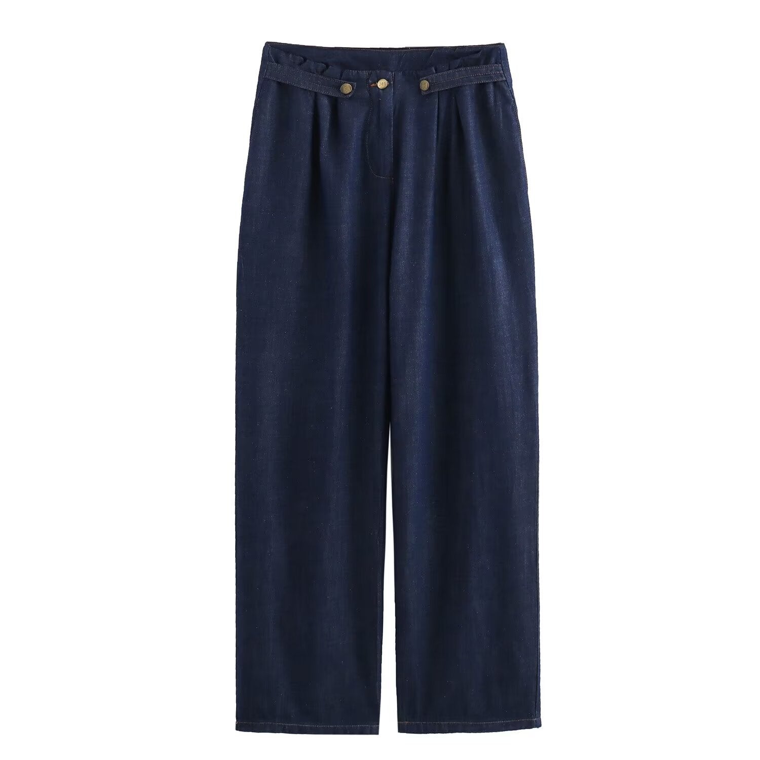 Variant image for Dam Högmidjade Jeansbyxor Långa Polyester-1