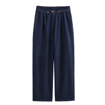 Variant image for Dam Högmidjade Jeansbyxor Långa Polyester-1