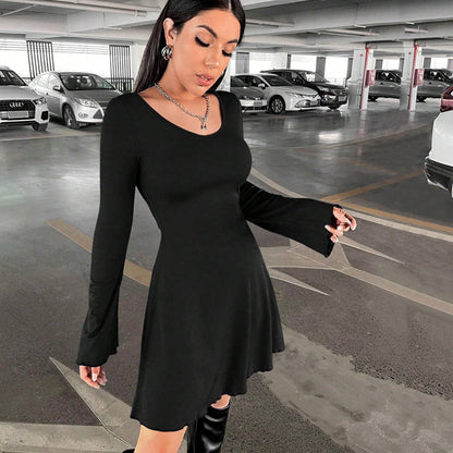 Kvinnors Kort Bodycon Kjol Minimalistisk Högkvalitativ Tyg-4
