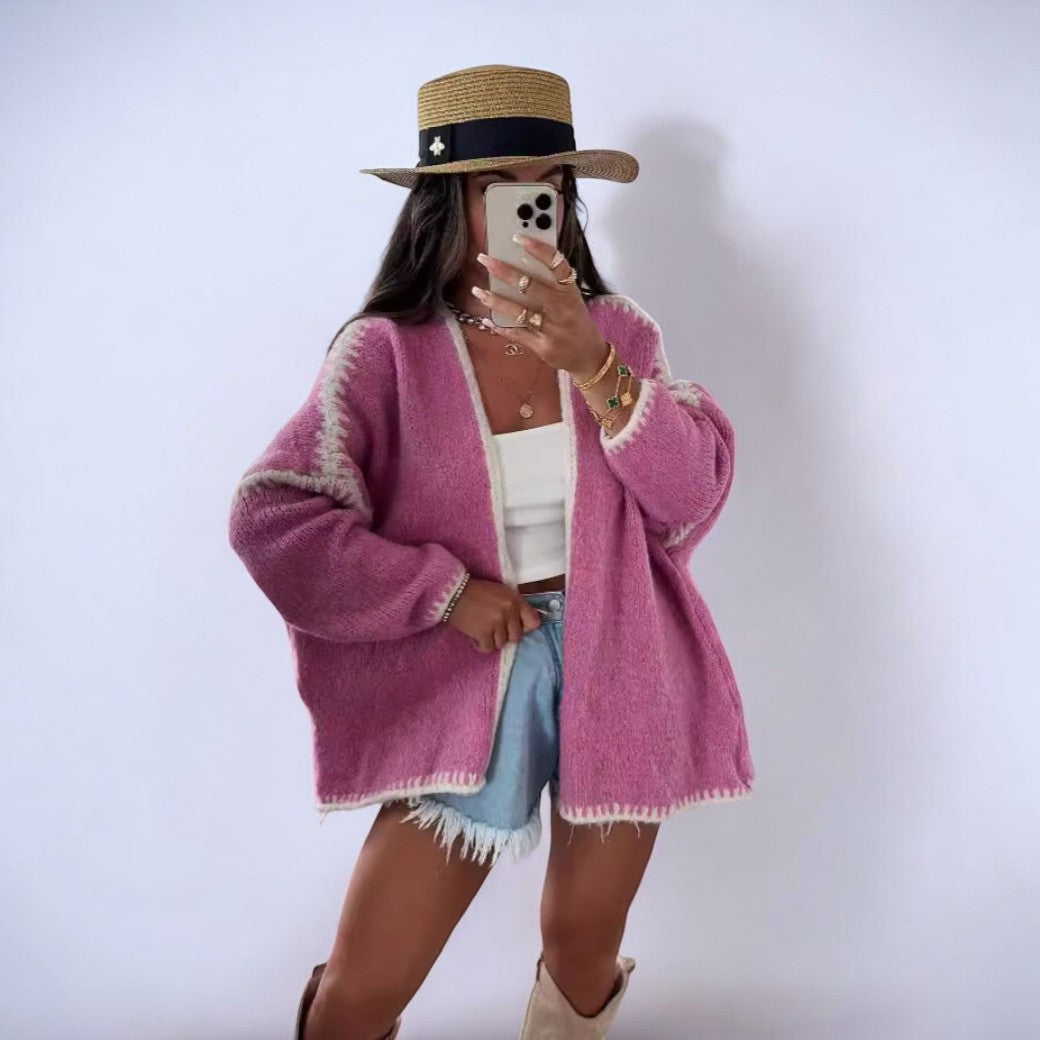 Variant image for Dam Cardigan Elegant Stil Akryl-29