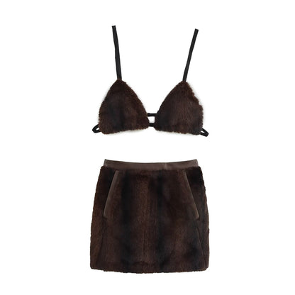 Halvlång Kjol för Dam i Monokrom Polyester – Lätt och Luftig, Perfekt för Vardag och Fest 2