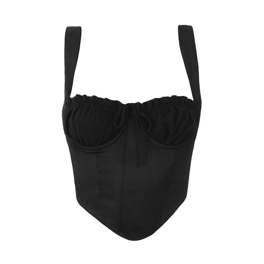 Dam Bustier Top i Mjuk Bomull med Stöd – Normal Passform, Elegant Design, Perfekt för Vardag och Fest 1