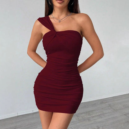 Kvinnor Bodycon Kjol Off-Shoulder Polyester-4