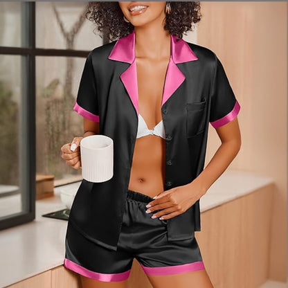 Dams Set Kortärmad Chiffon Polyester-2