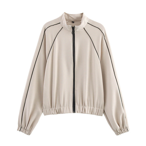 Dam Set Satinjacka och Breda Benbyxor 1