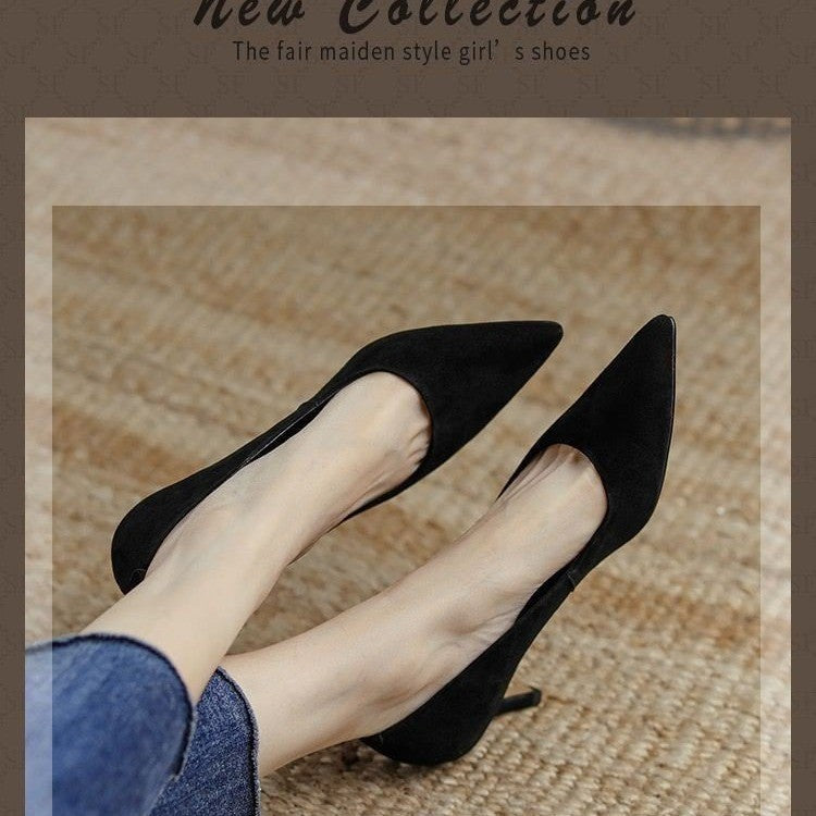 Elegante Damen Pumps mit Spitzer Zehenform und Blockabsatz – Komfortable, zeitlose Schuhe aus nachhaltigem Material, Größe 36-41 4